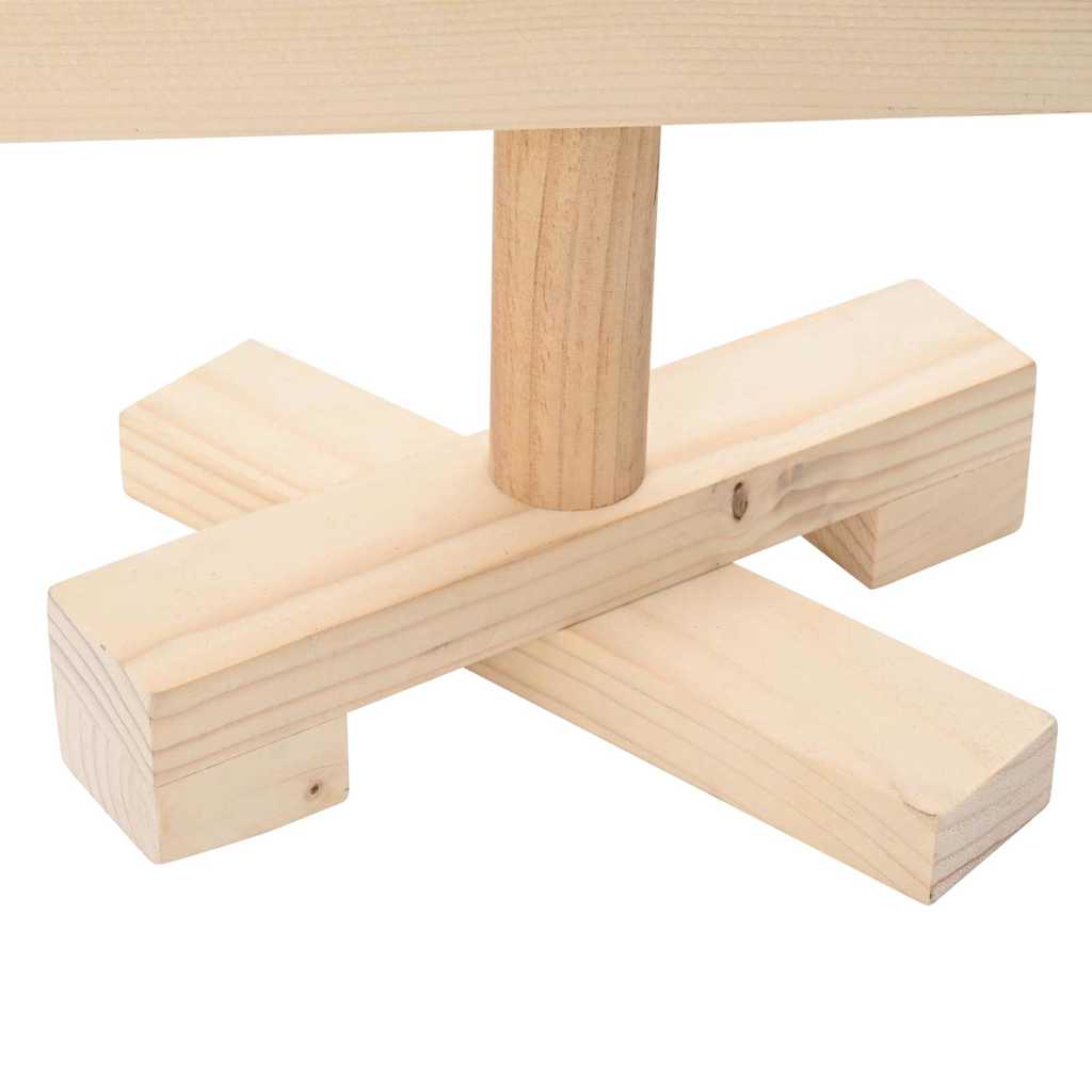 Arbres de Noël avec support Naturel 60 cm Bois massif en pin - XIOS