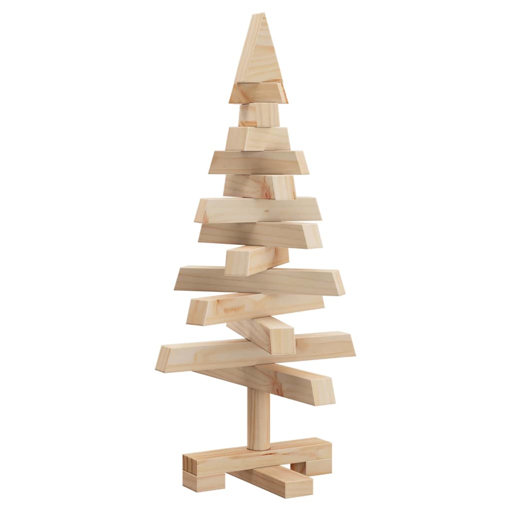 Arbres de Noël avec support Naturel 60 cm Bois massif en pin - XIOS