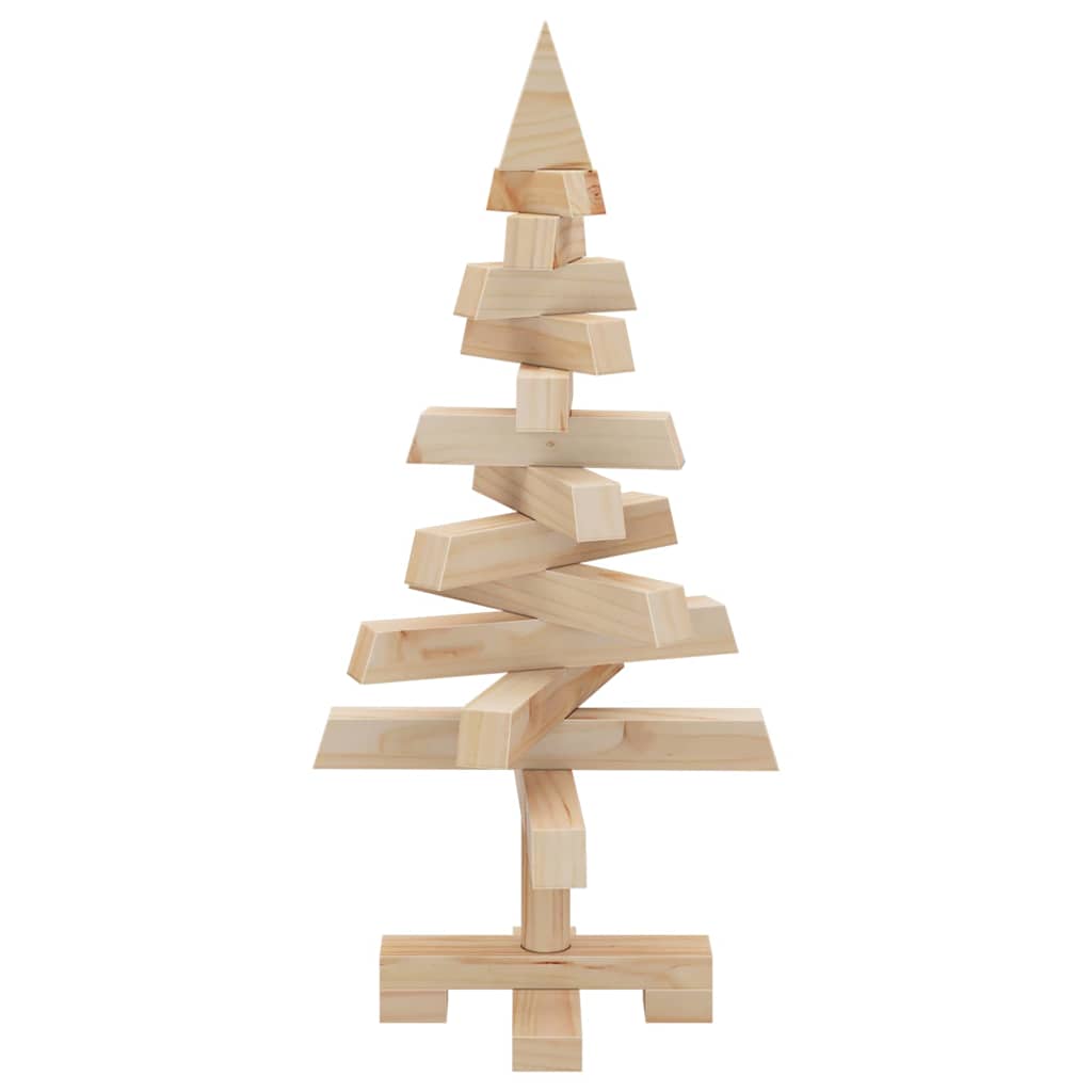 Arbres de Noël avec support Naturel 60 cm Bois massif en pin - XIOS