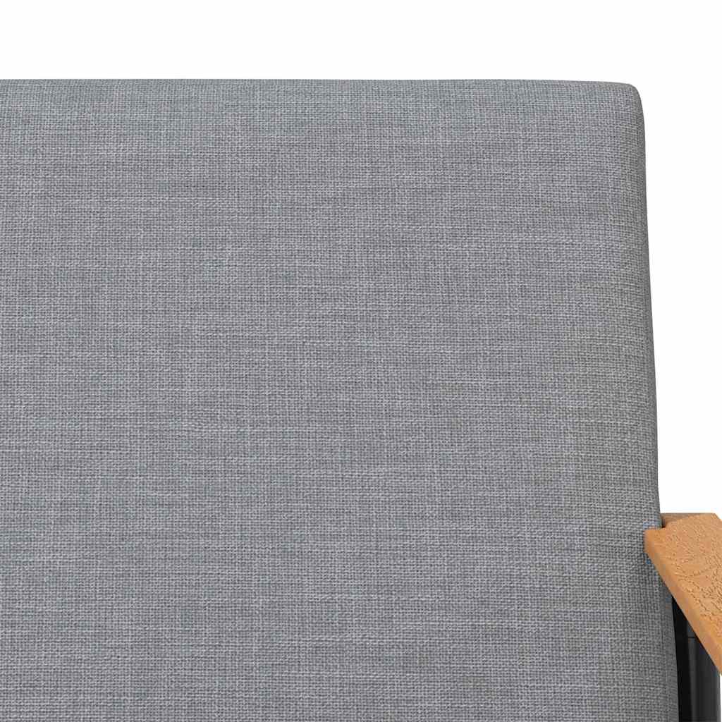 fauteuil Gris clair 59 x 75 x 78 cm tissu - XIOS