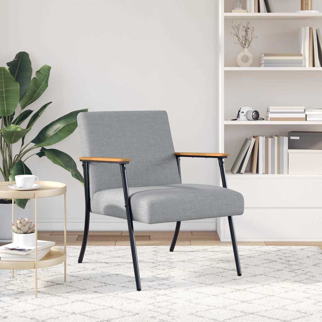 fauteuil Gris clair tissu - XIOS