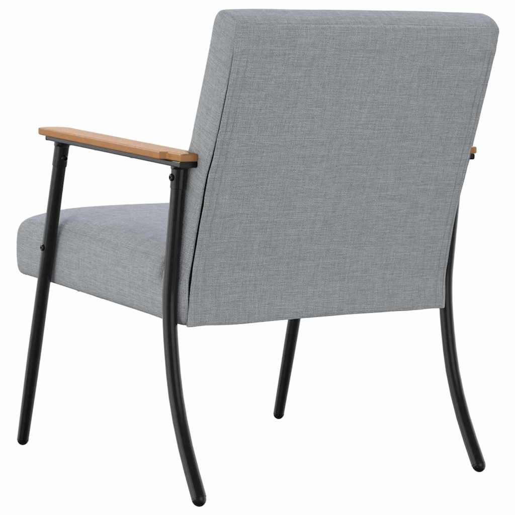 fauteuil Gris clair 59 x 75 x 78 cm tissu - XIOS