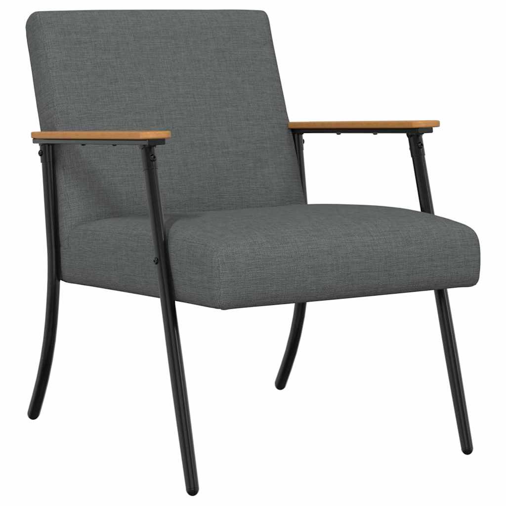 fauteuil Gris foncé 59 x 75 x 78 cm tissu - XIOS