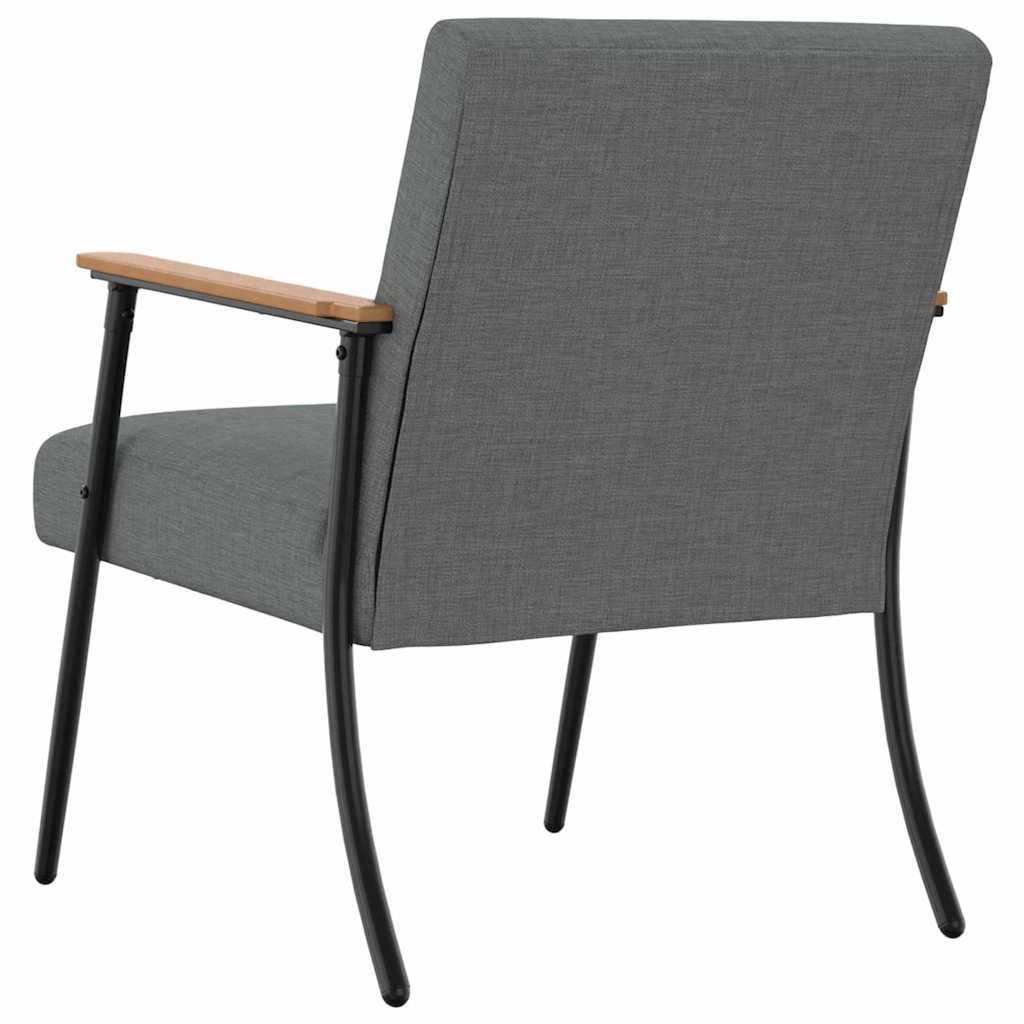 fauteuil Gris foncé 59 x 75 x 78 cm tissu - XIOS