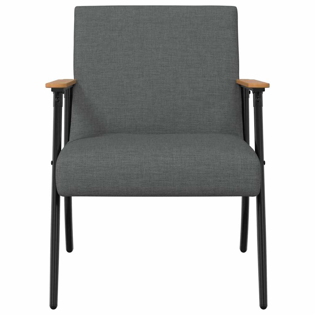 fauteuil Gris foncé 59 x 75 x 78 cm tissu - XIOS