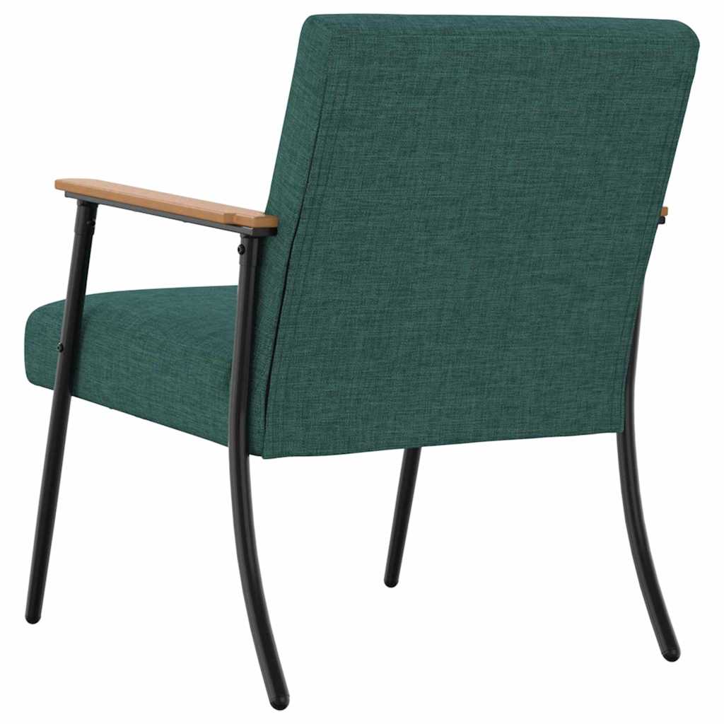 fauteuil Vert foncé 59 x 75 x 78 cm tissu - XIOS
