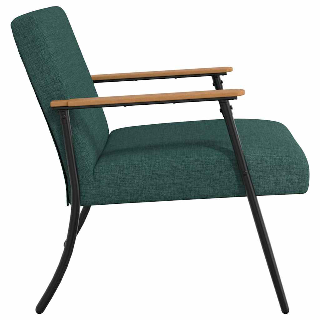 fauteuil Vert foncé 59 x 75 x 78 cm tissu - XIOS