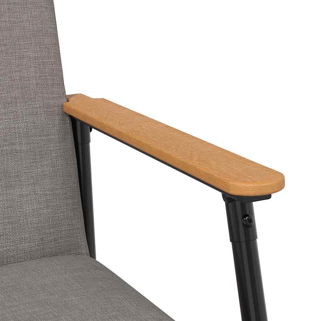 fauteuil Taupe 59 x 75 x 78 cm tissu - XIOS