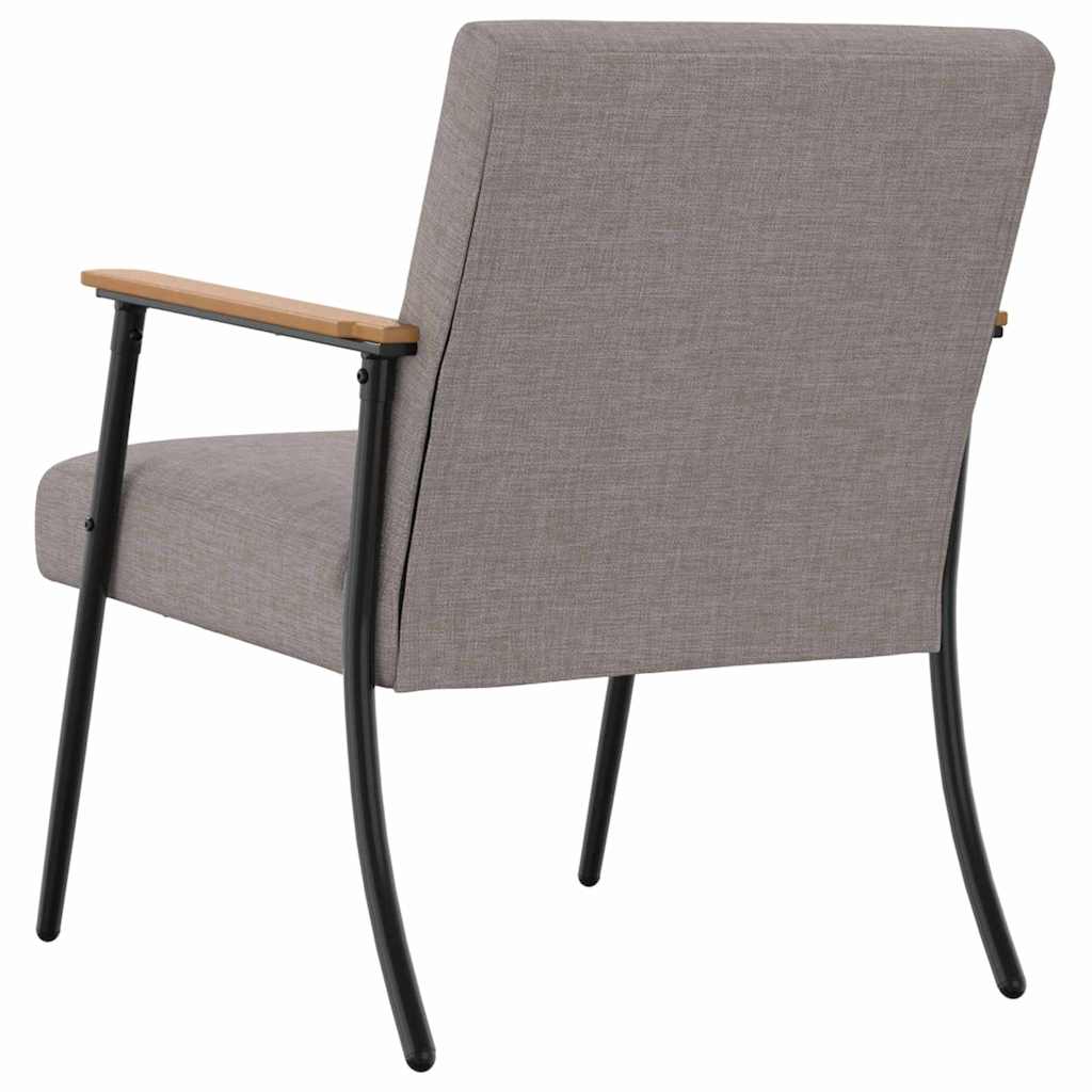 fauteuil Taupe 59 x 75 x 78 cm tissu - XIOS