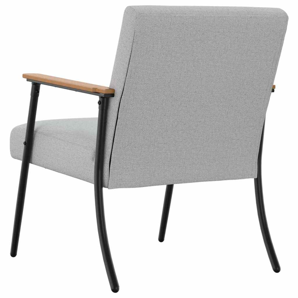 fauteuil Gris nuage 59 x 75 x 78 cm tissu - XIOS