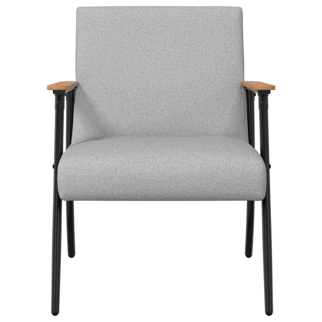 fauteuil Gris nuage 59 x 75 x 78 cm tissu - XIOS