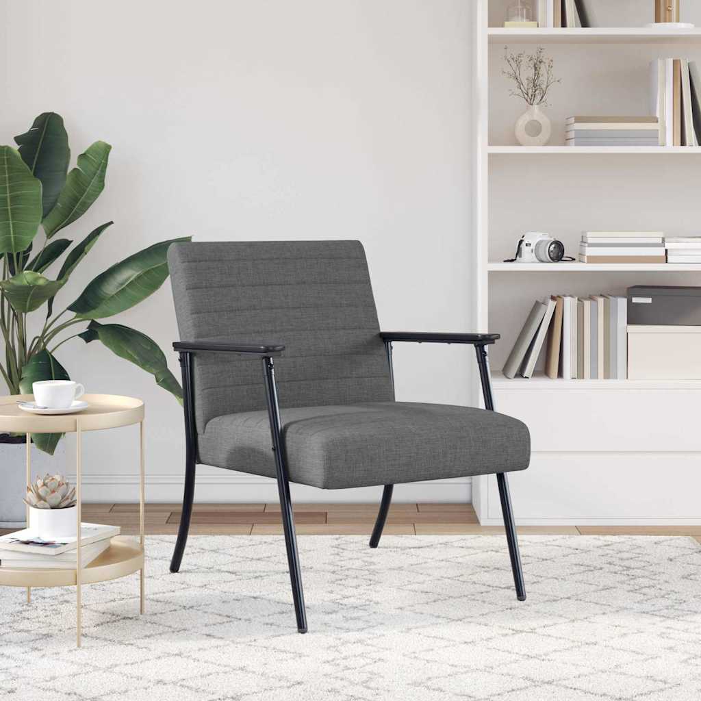 fauteuil Gris foncé 59 x 75 x 78 cm tissu - XIOS