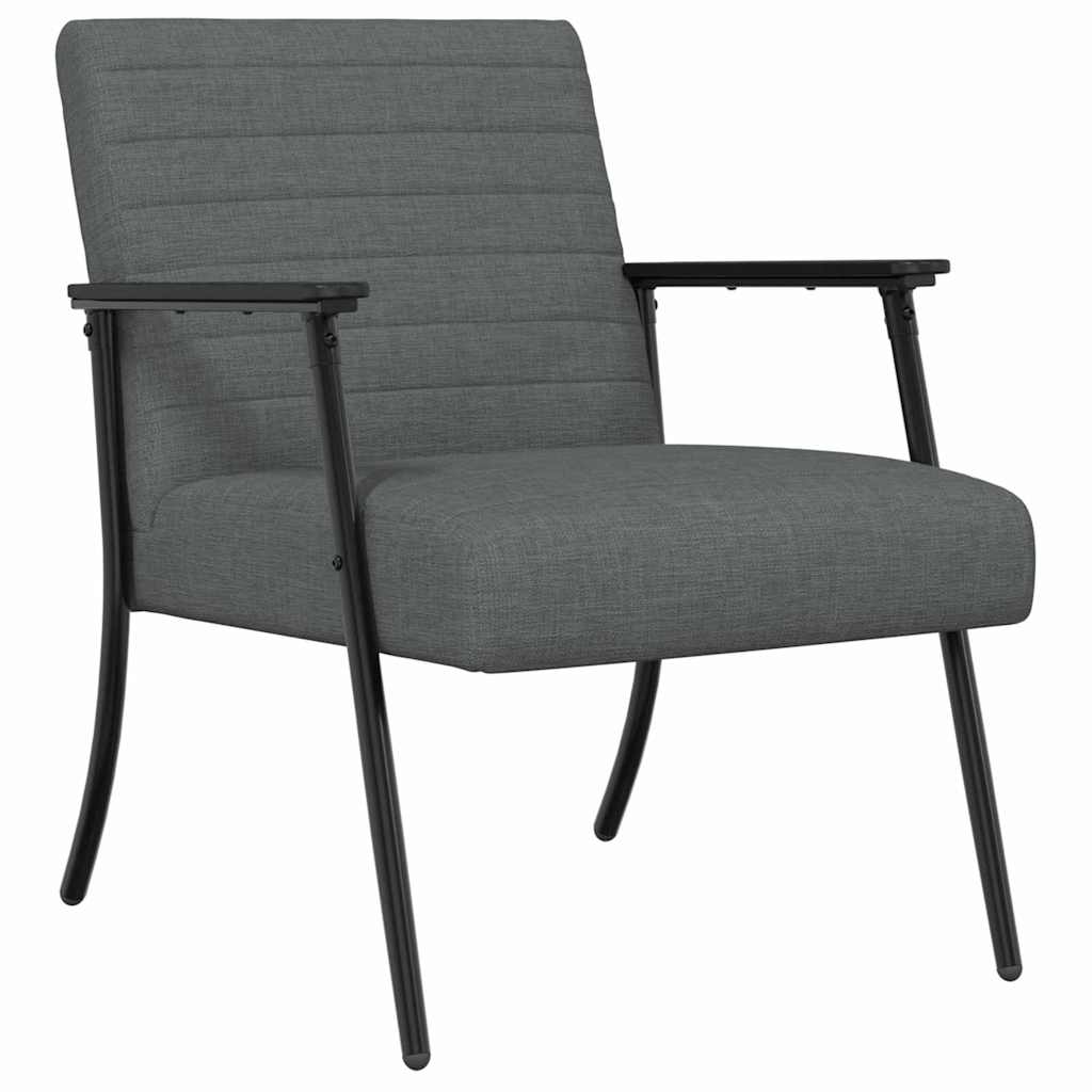 fauteuil Gris foncé 59 x 75 x 78 cm tissu - XIOS