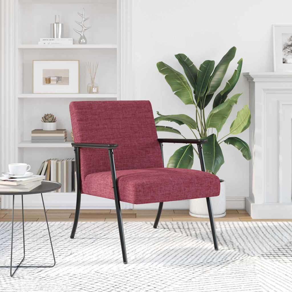 fauteuil Bordeaux 59 x 75 x 78 cm tissu - XIOS