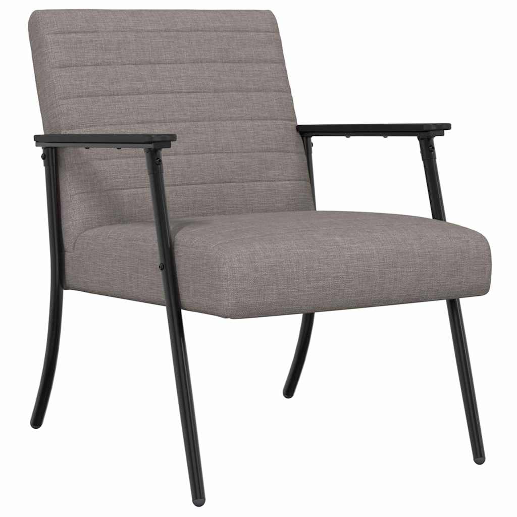fauteuil Taupe 59 x 75 x 78 cm tissu - XIOS