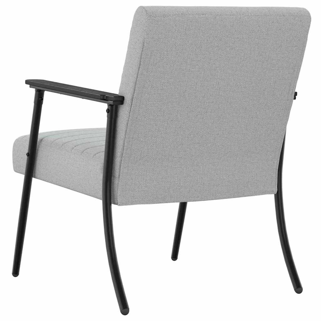 fauteuil Gris nuage 59 x 75 x 78 cm tissu - XIOS