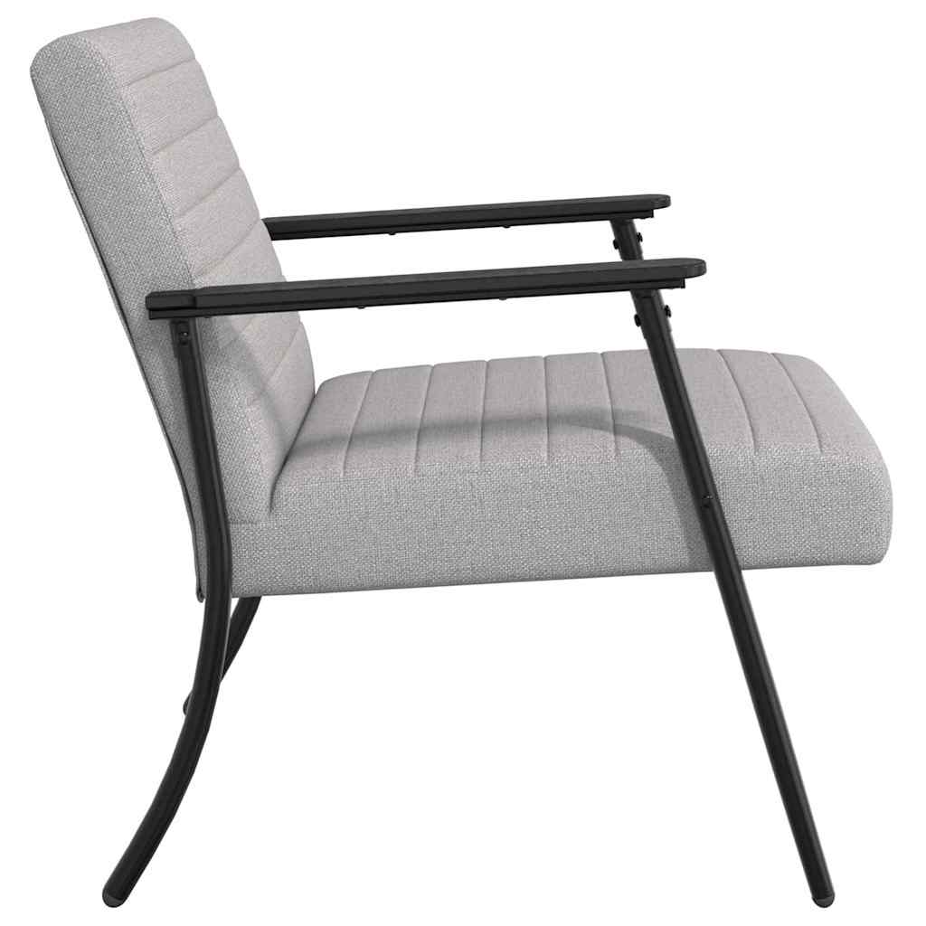 fauteuil Gris nuage 59 x 75 x 78 cm tissu - XIOS