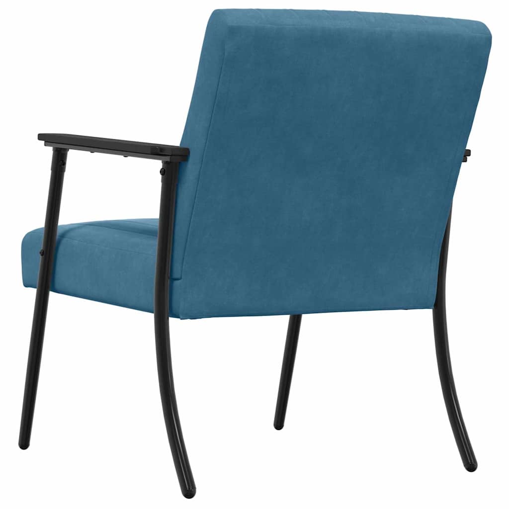 fauteuil Bleu 59 x 75 x 78 cm Velours - XIOS
