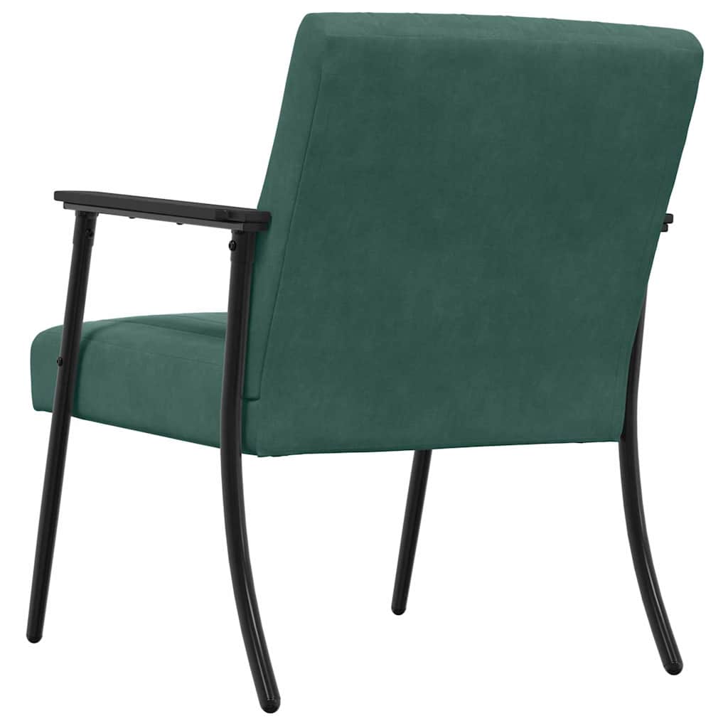 fauteuil Vert foncé 59 x 75 x 78 cm Velours - XIOS