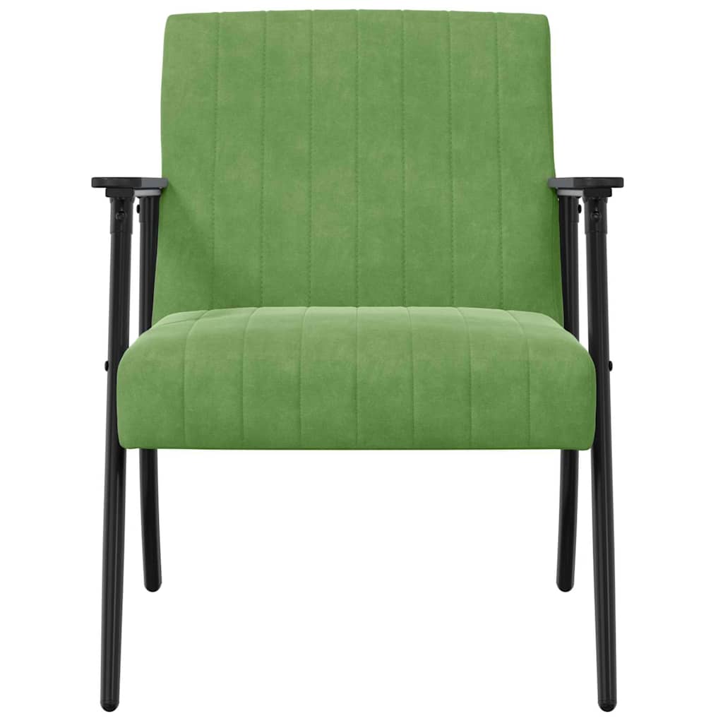 fauteuil Vert clair 59 x 75 x 78 cm Velours - XIOS