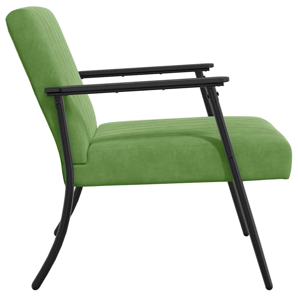 fauteuil Vert clair 59 x 75 x 78 cm Velours - XIOS