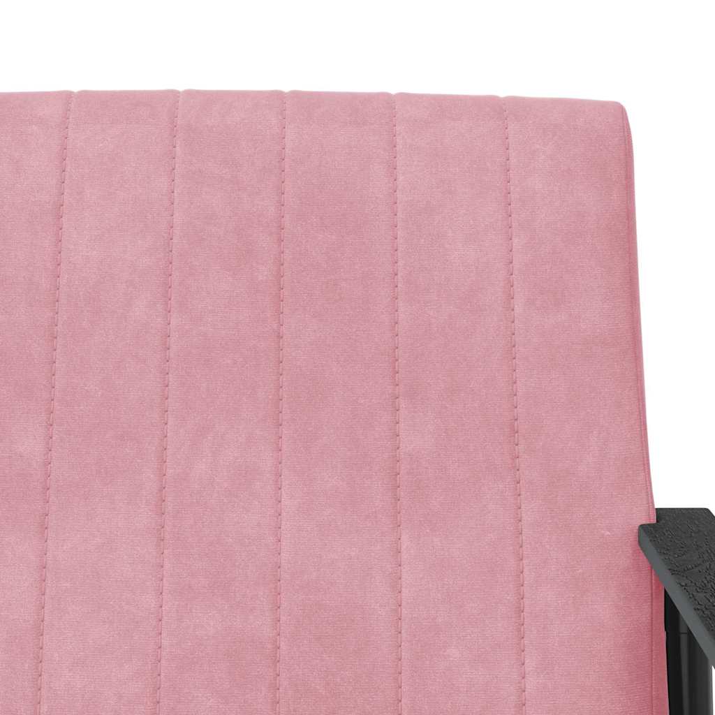 fauteuil Rose 59 x 75 x 78 cm Velours - XIOS