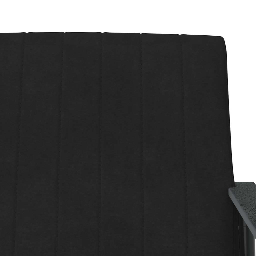 fauteuil Noir 59 x 75 x 78 cm Velours - XIOS
