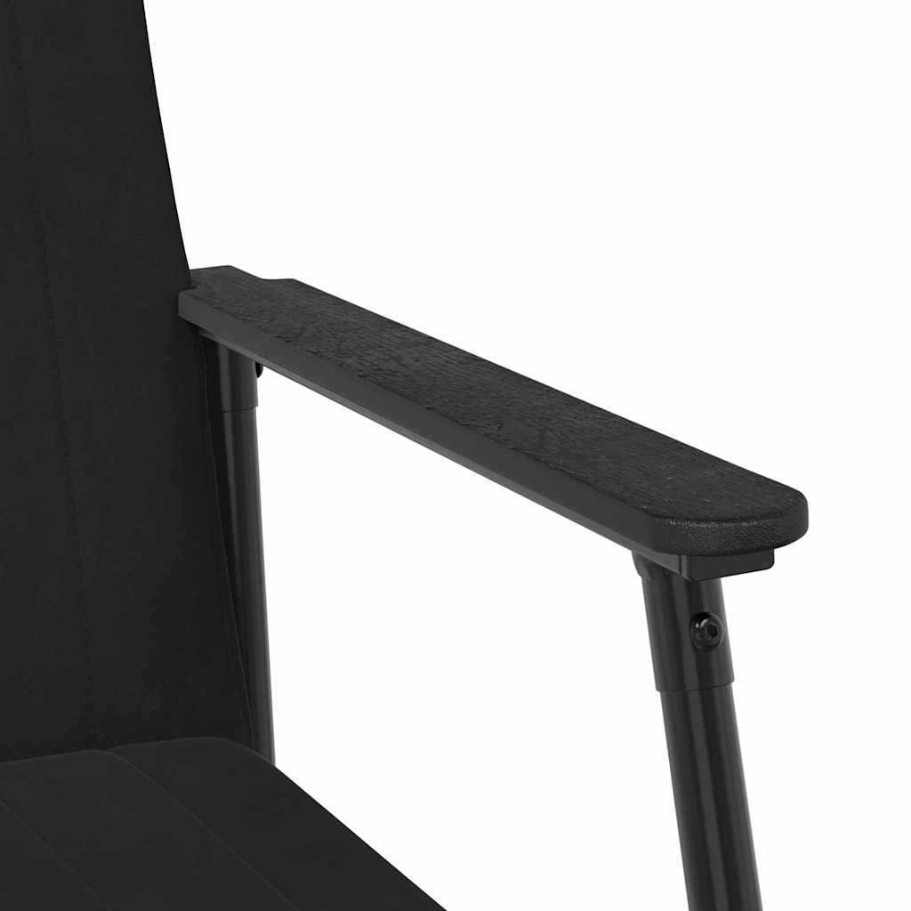 fauteuil Noir 59 x 75 x 78 cm Velours - XIOS
