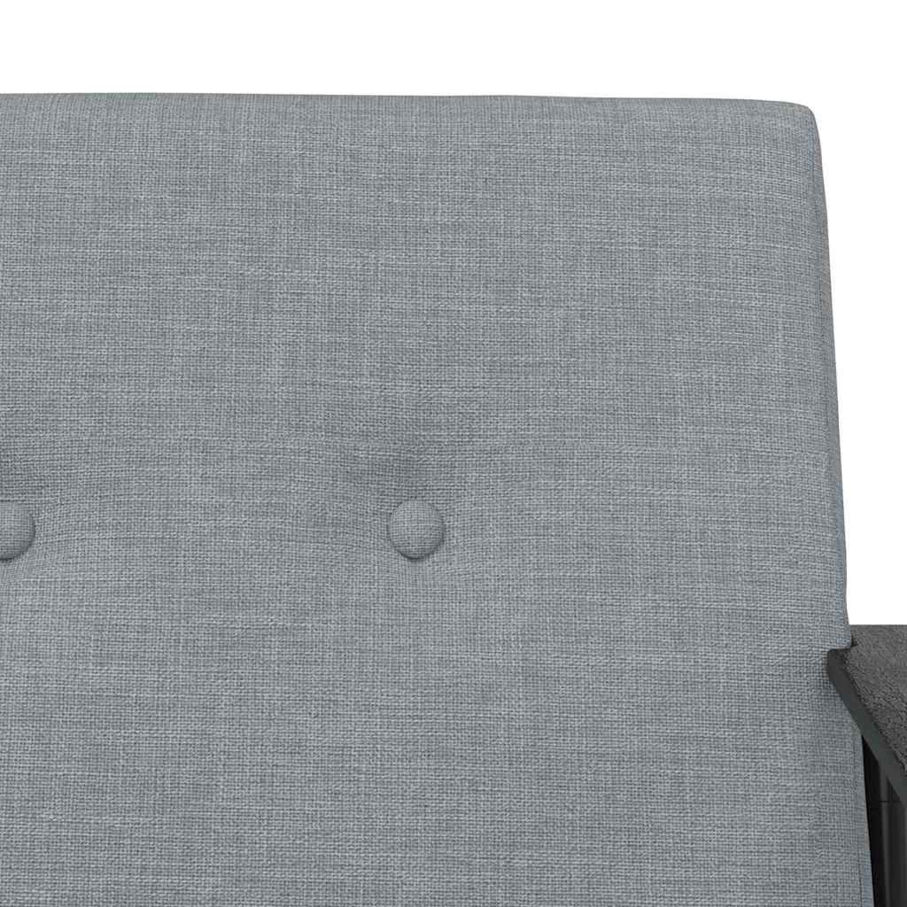 fauteuil Gris clair 59 x 75 x 78 cm tissu - XIOS