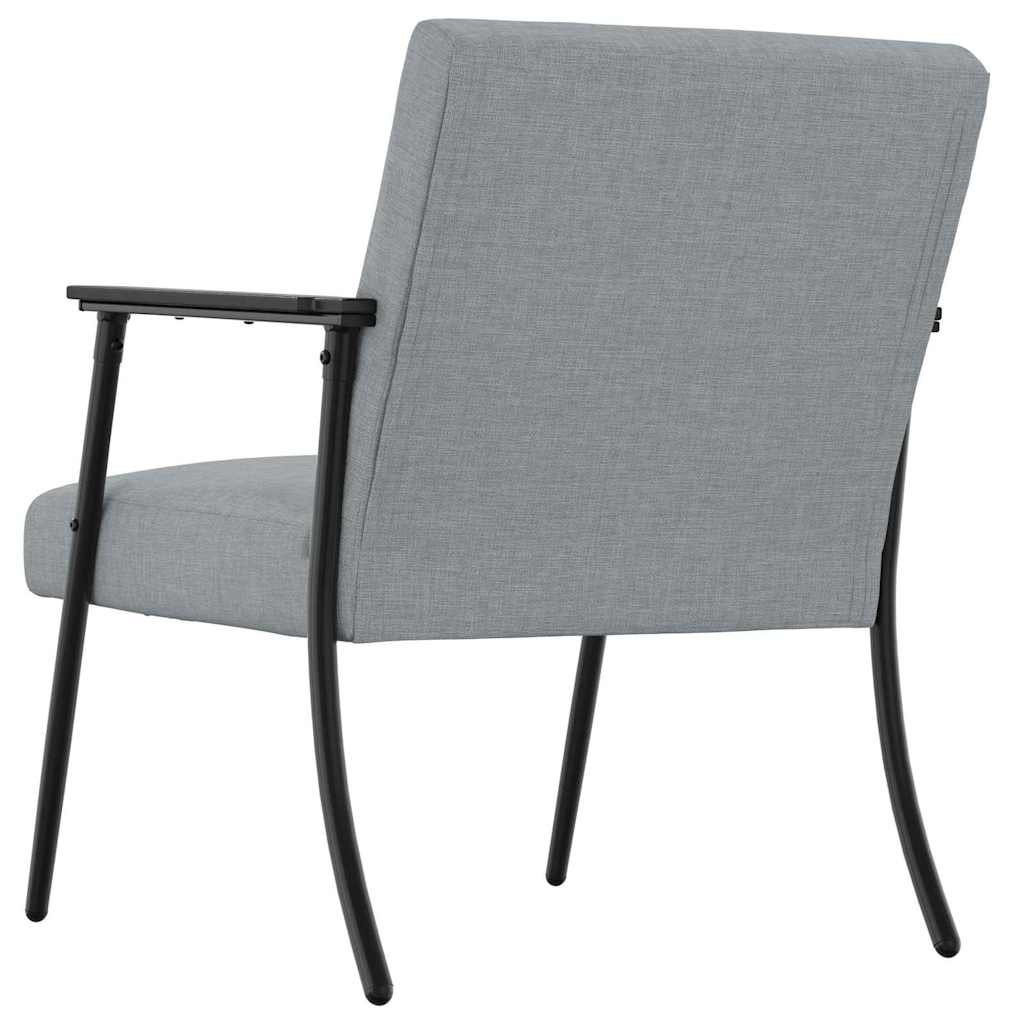 fauteuil Gris clair 59 x 75 x 78 cm tissu - XIOS