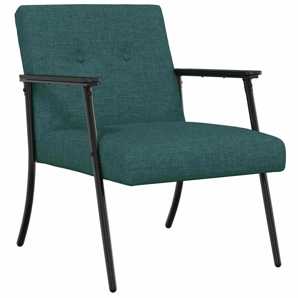 fauteuil Vert foncé 59 x 75 x 78 cm tissu - XIOS