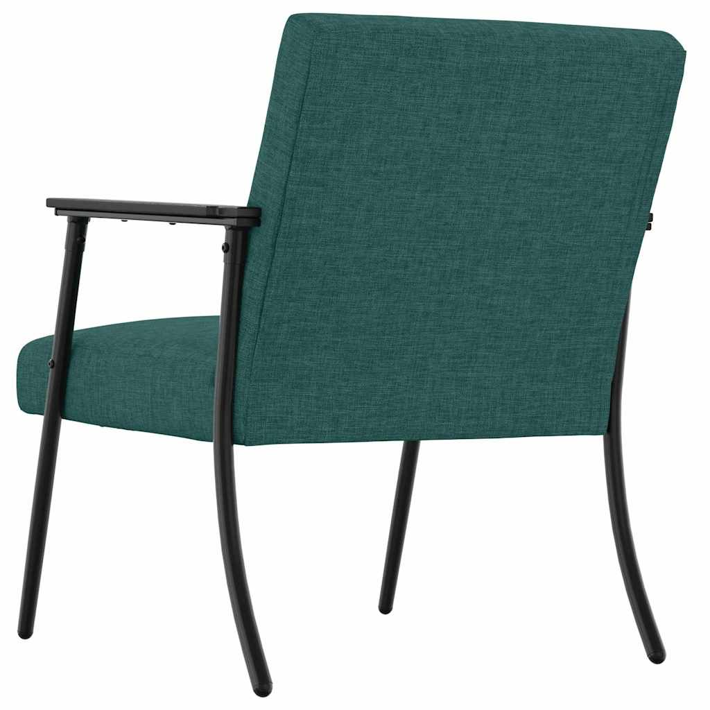 fauteuil Vert foncé 59 x 75 x 78 cm tissu - XIOS