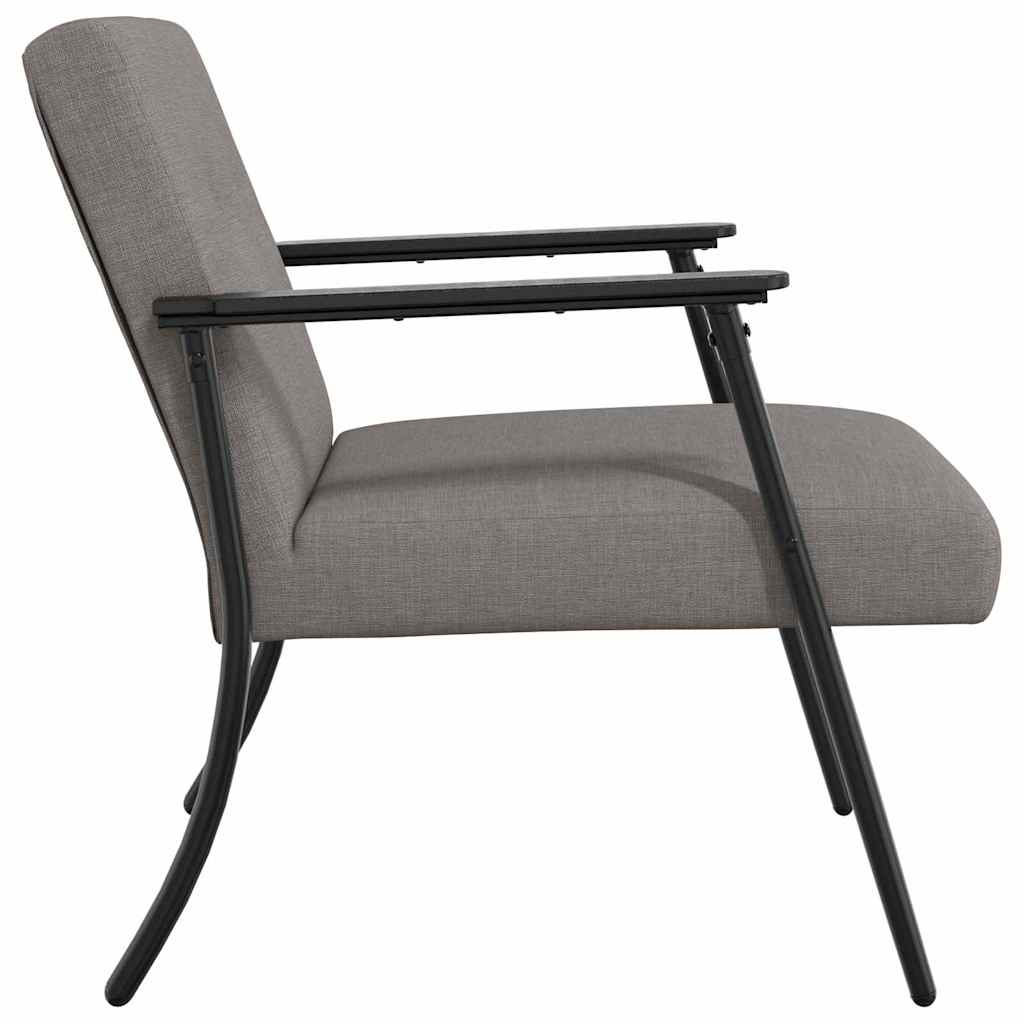 fauteuil Taupe 59 x 75 x 78 cm tissu - XIOS