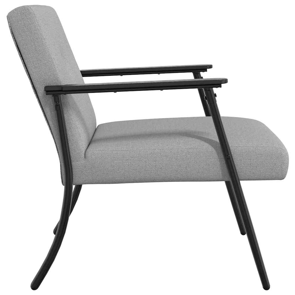fauteuil Gris nuage 59 x 75 x 78 cm tissu - XIOS