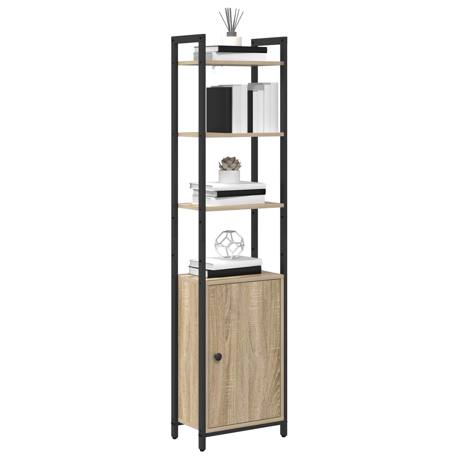 Bibliothèque Chêne Sonoma 40 x 24 x 161 cm Bois d'ingénierie - XIOS