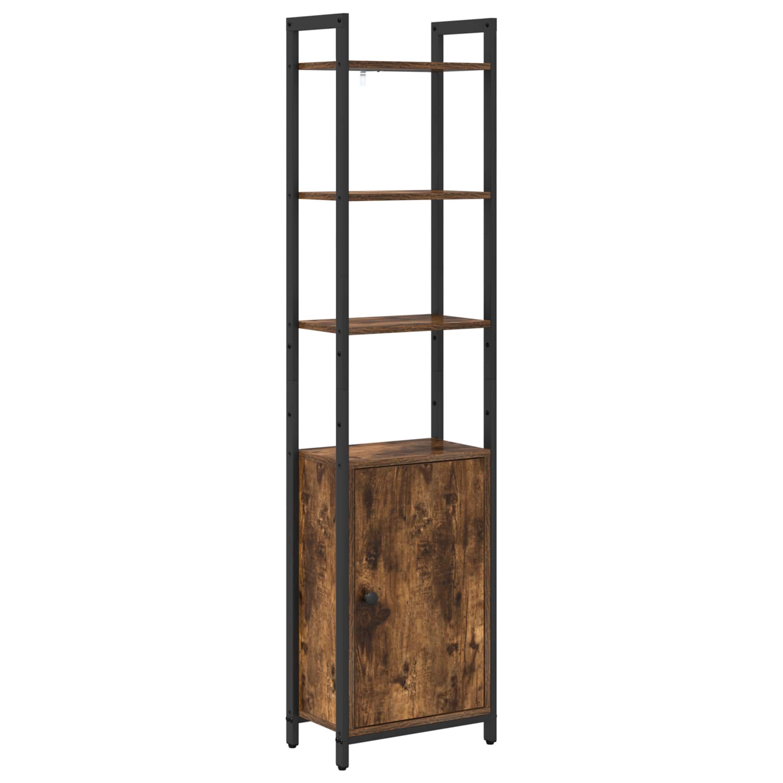 Bibliothèque Chêne fumé 40 x 24 x 161 cm Bois d'ingénierie - XIOS