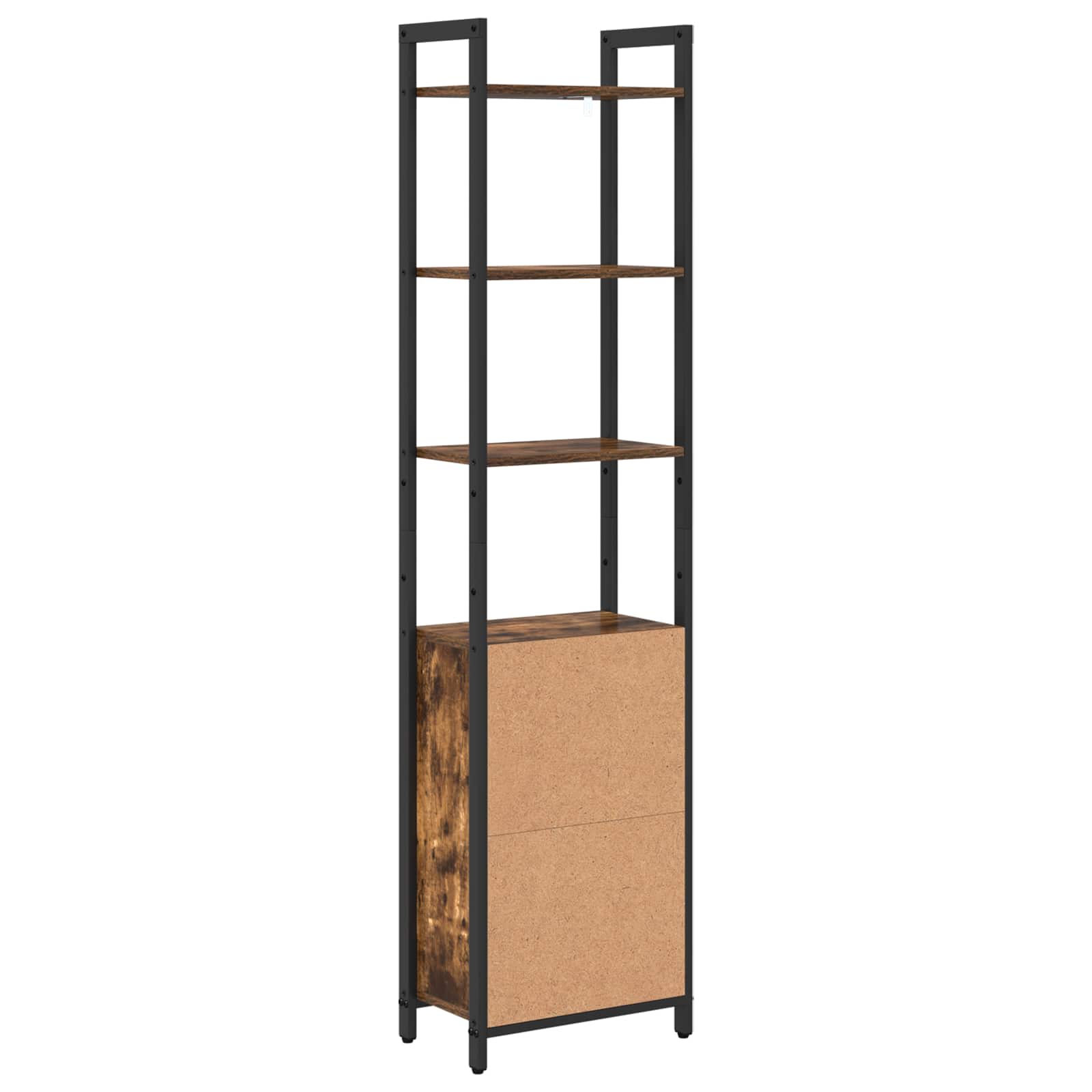 Bibliothèque Chêne fumé 40 x 24 x 161 cm Bois d'ingénierie - XIOS