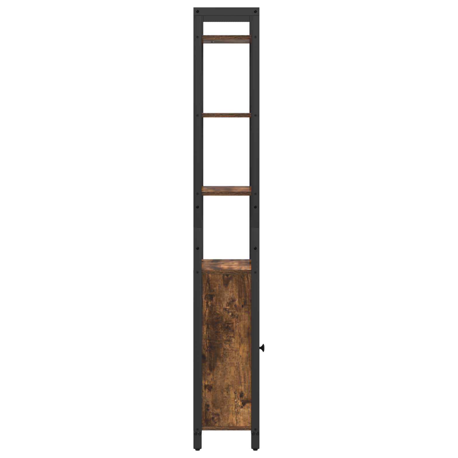 Bibliothèque Chêne fumé 40 x 24 x 161 cm Bois d'ingénierie - XIOS