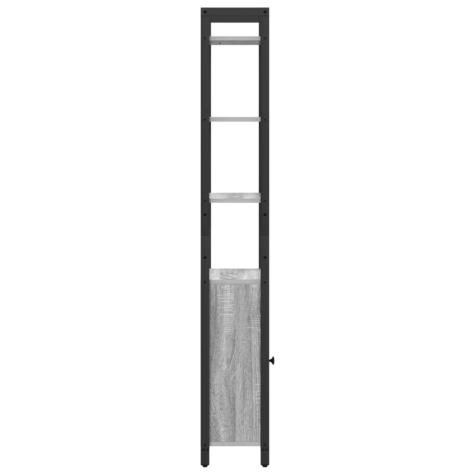 Bibliothèque Gris Sonoma 40 x 24 x 161 cm Bois d'ingénierie - XIOS