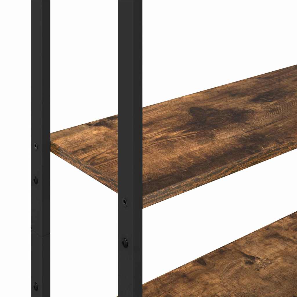 Bibliothèque Chêne fumé 60 x 24 x 161 cm Bois d'ingénierie - XIOS