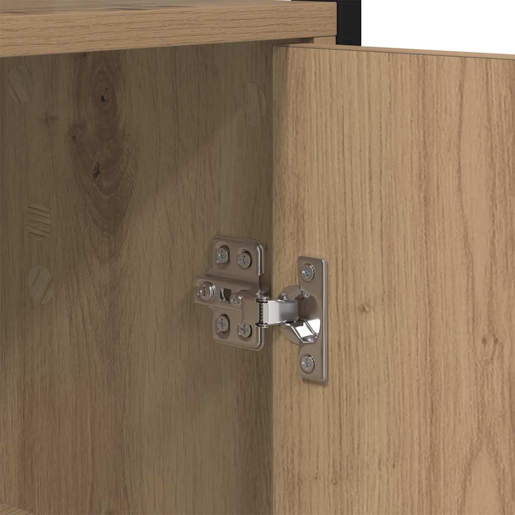 Bibliothèque Chêne artisanal 60 x 24 x 161 cm Bois d'ingénierie - XIOS