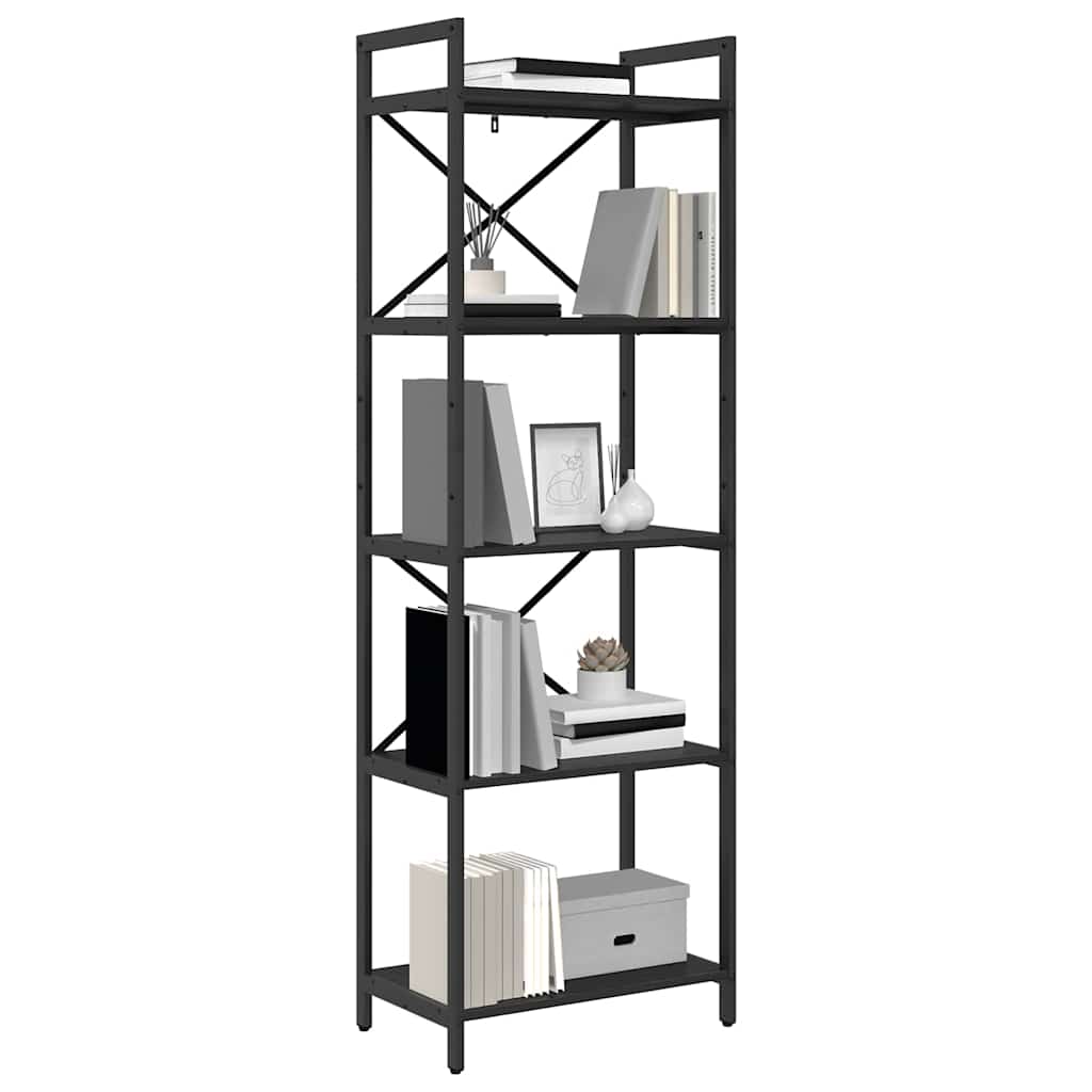 Étagère Chêne noir 56 x 34 x 171 cm Bois d'ingénierie - XIOS