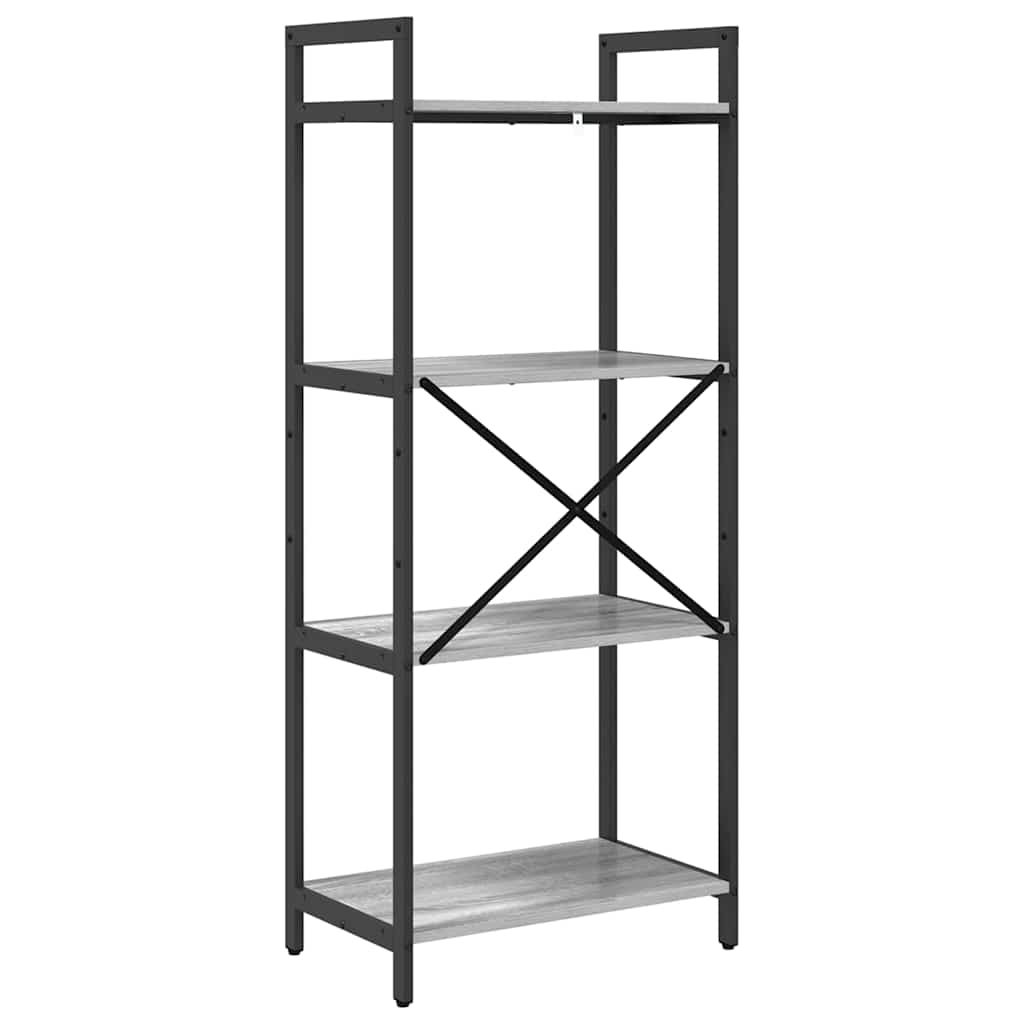 Étagère Gris Sonoma 56 x 34 x 133,5 cm Bois d'ingénierie - XIOS