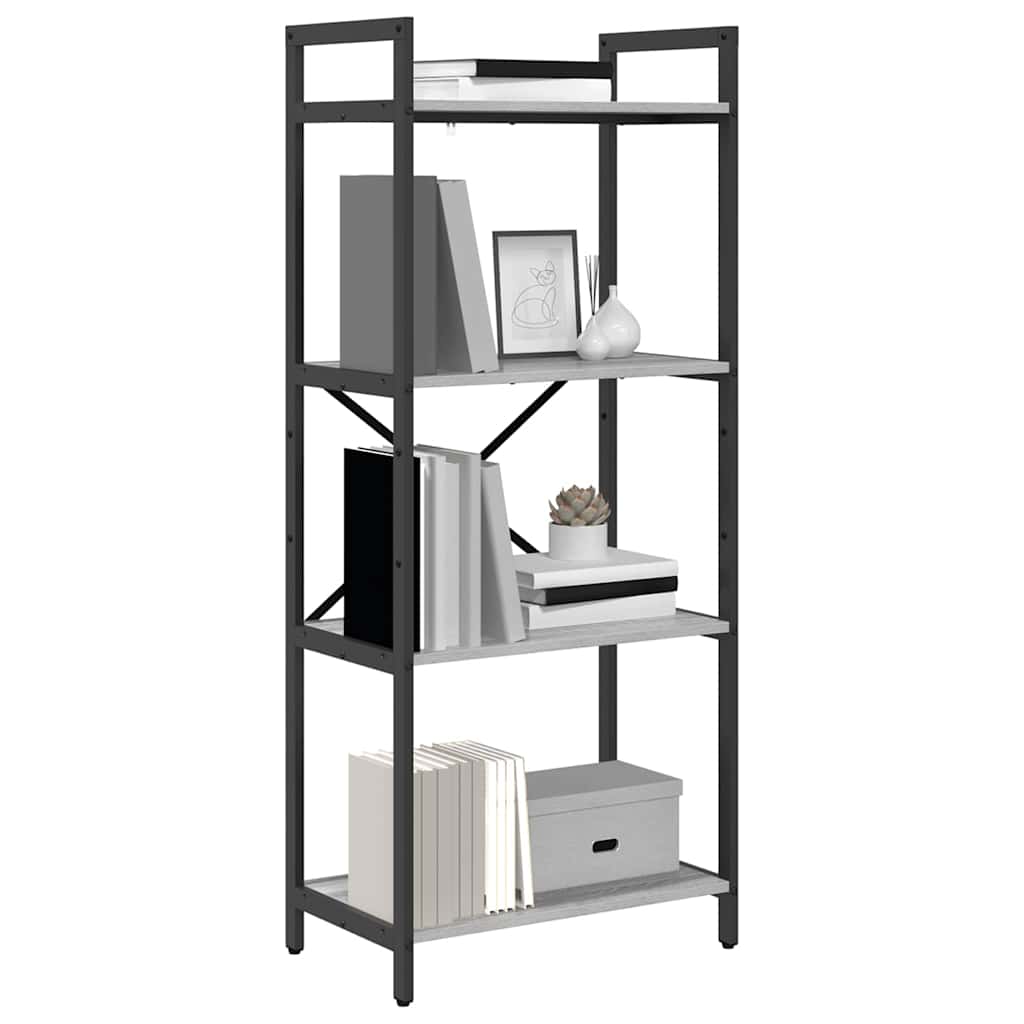 Étagère Gris Sonoma 56 x 34 x 133,5 cm Bois d'ingénierie - XIOS