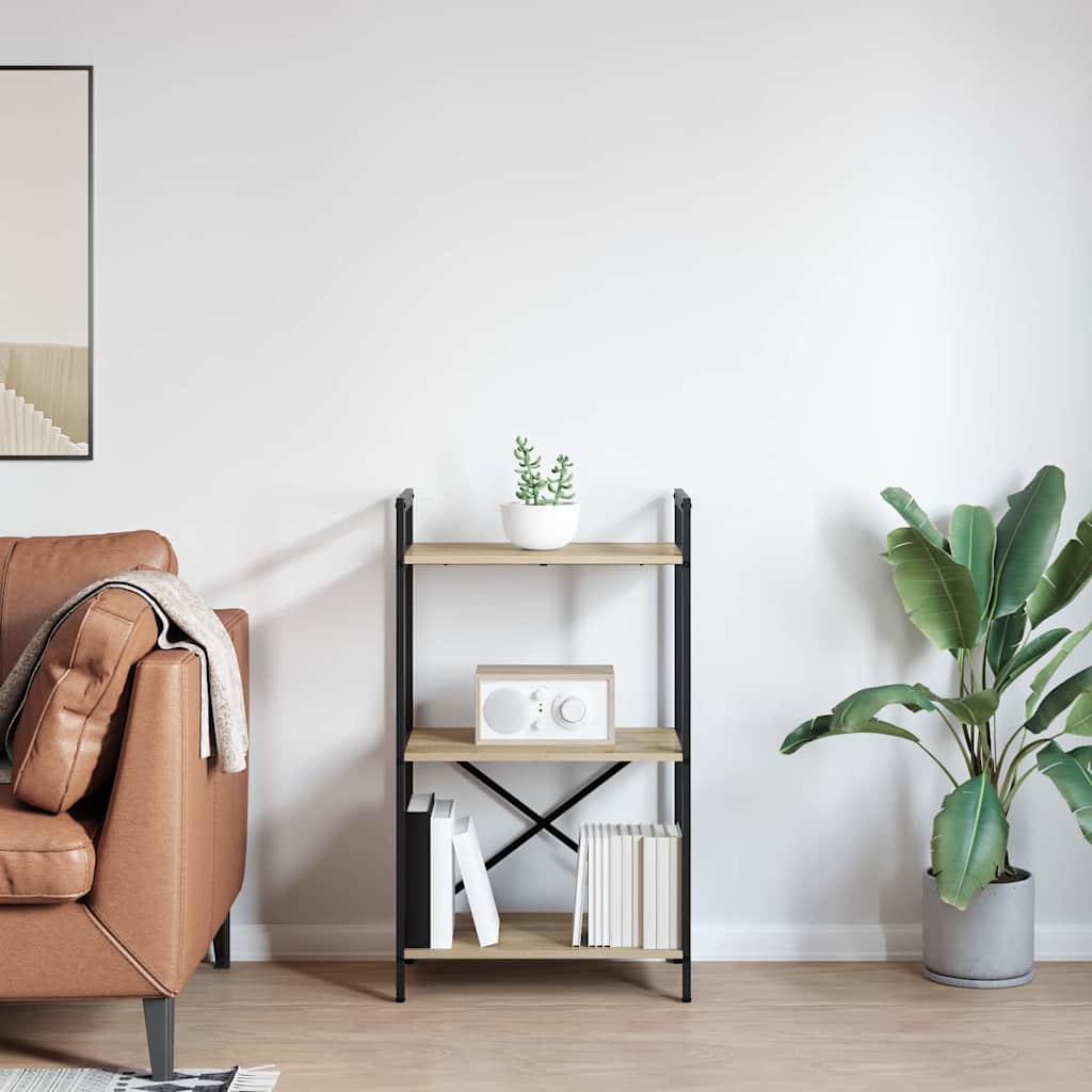 Étagère 3 niveaux 56 x 34 x 96 cm Bois d'ingénierie - XIOS