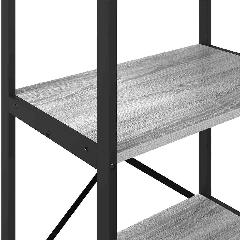 Étagère 3 niveaux 56 x 34 x 96 cm Bois d'ingénierie Gris Sonoma - XIOS