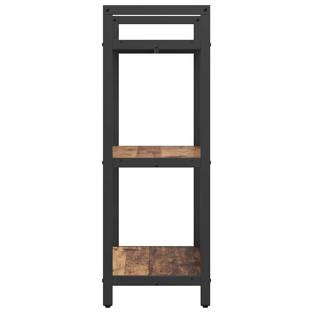Étagère 3 niveaux 56 x 34 x 96 cm Bois d'ingénierie Bois Ancien - XIOS