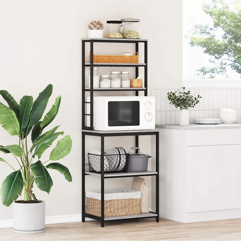 Étagère de cuisine Gris Sonoma 60 x 40 x 168 cm - XIOS