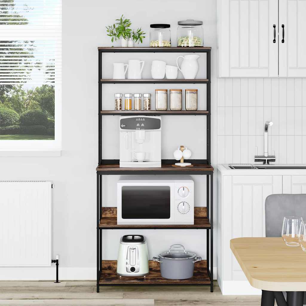 Étagère de cuisine Chêne fumé 80 x 40 x 168 cm - XIOS