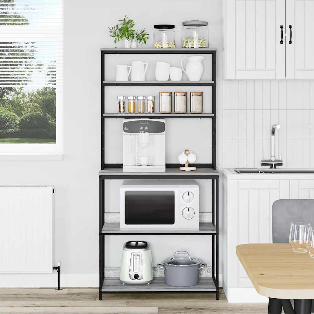 Étagère de cuisine Gris Sonoma 80 x 40 x 168 cm - XIOS